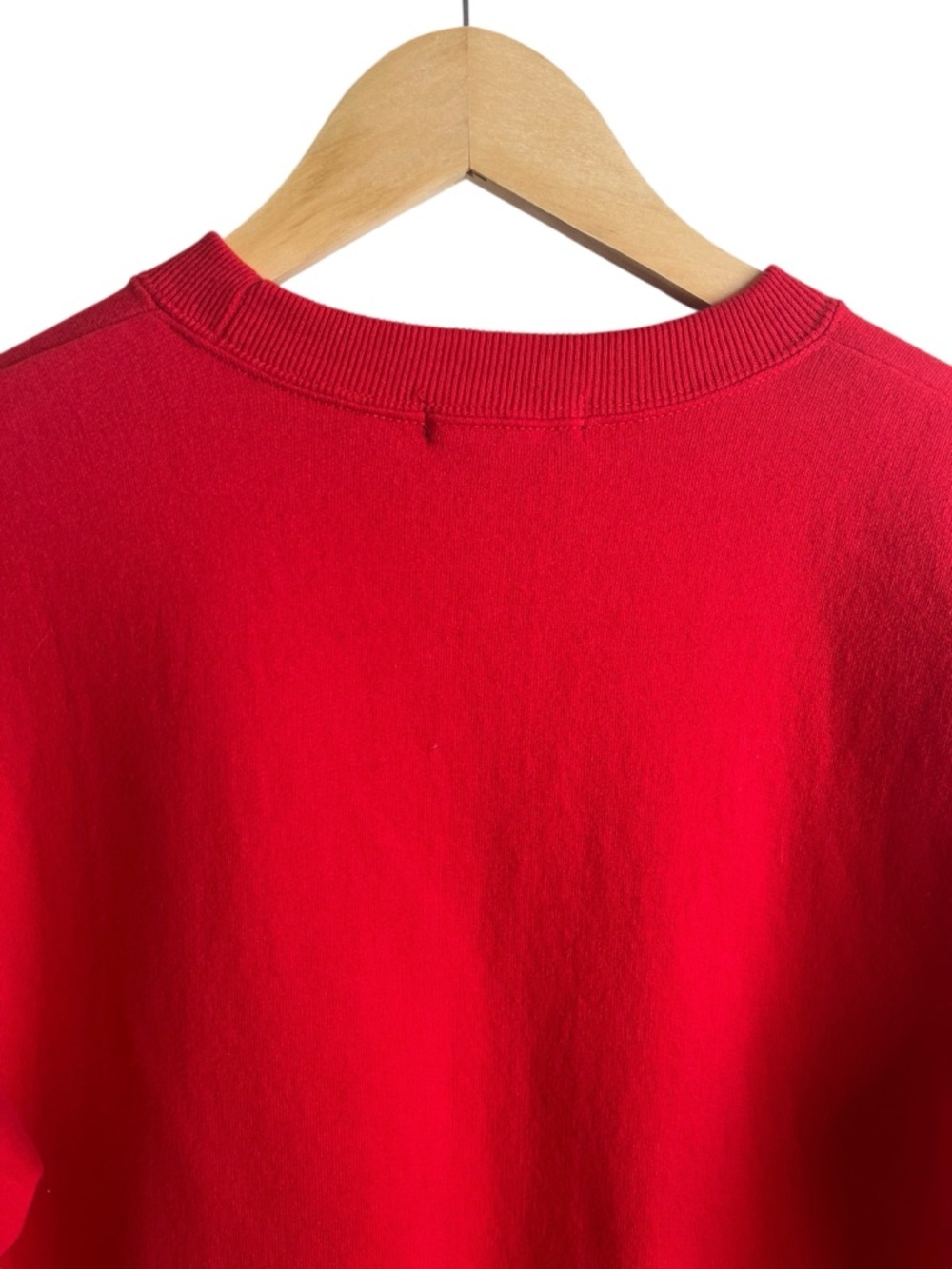 Club Monaco CMX Sweatshirt Red Crewneck Logo 90s Retro - Picture 6 of 10